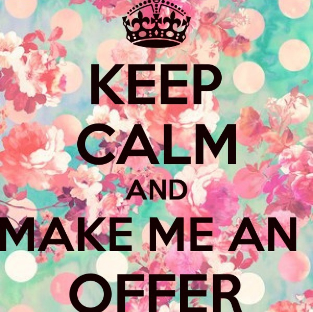 REASONABLE OFFERS WELCOME!!